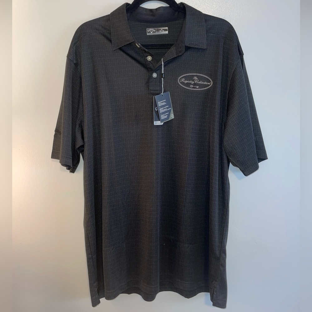 Men’s Callaway Collared Moisture Wicking “The Registry Collection Size XL